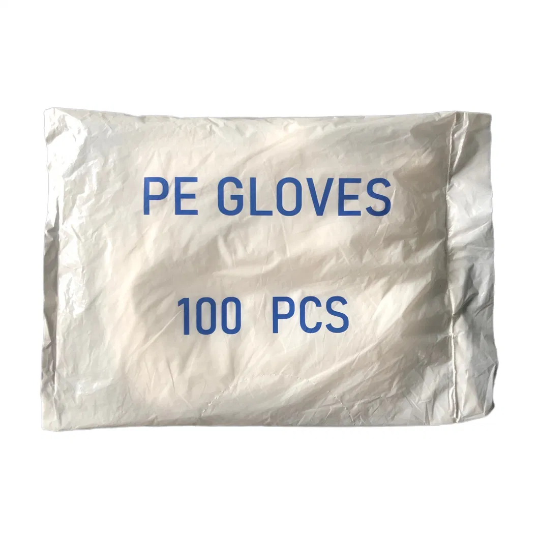 HDPE LDPE CPE TPE Clear Color Plastic Polythene Disposable Glove